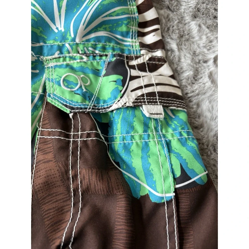Ocean Pacific OP Lined Men's Swim‎ Trunks Size Large 36/38